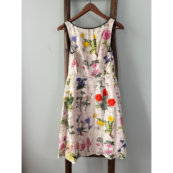 Anthropologie Moulinette Soeurs Floral Print Dress Botanical Sleeveless  Size 0 - Picture 2 of 5